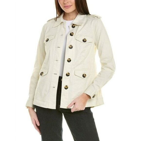 Cabi womens Kenya Jacket #5659 Bone size Medium - Picture 1 of 6